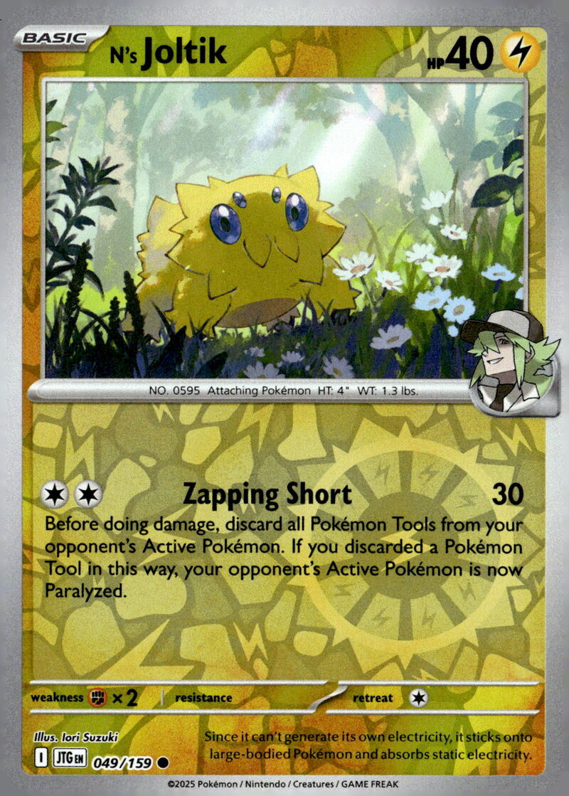 SV09: Journey Together #049/159 N's Joltik