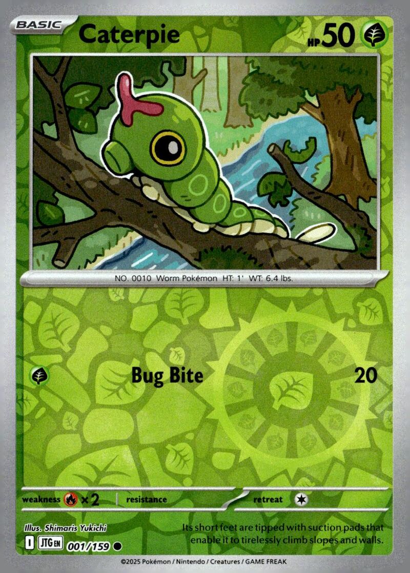SV09: Journey Together #001/159 Caterpie