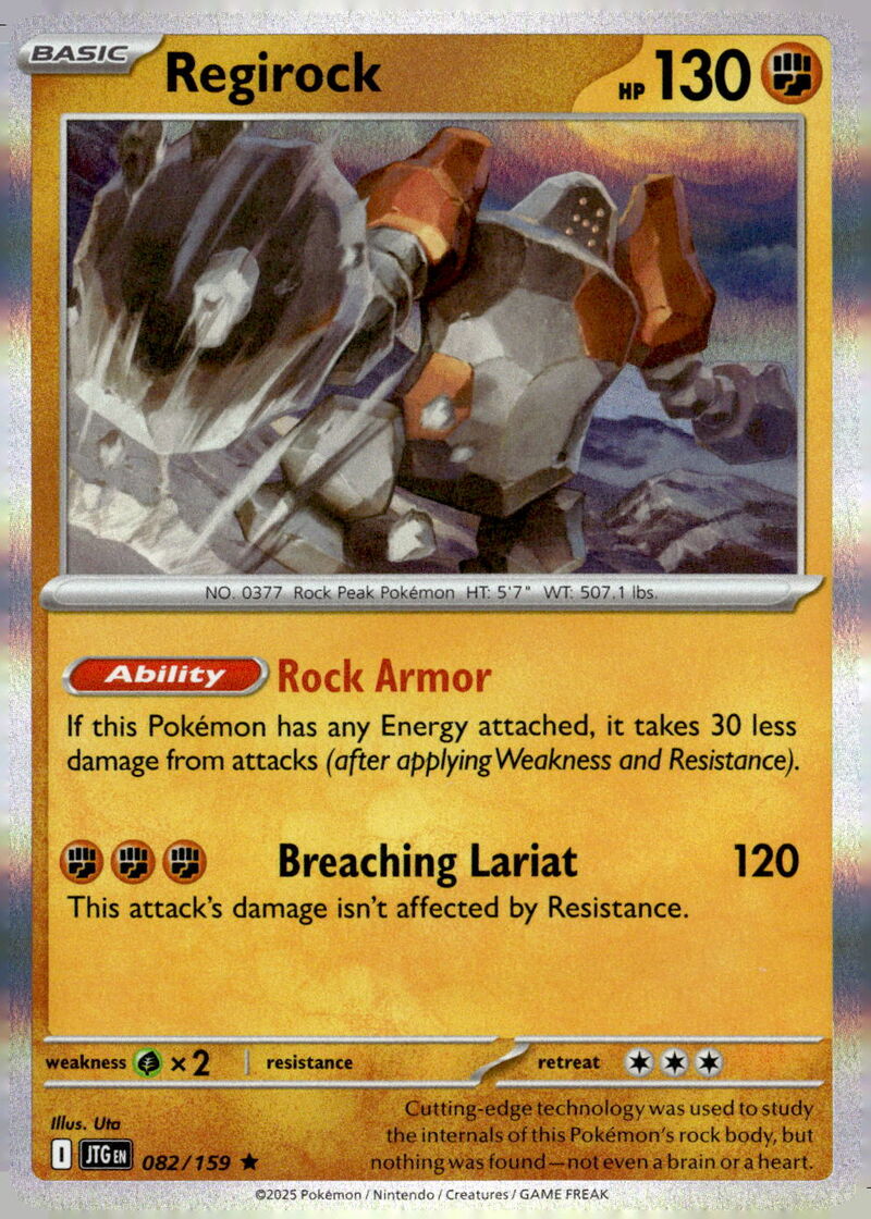 SV09: Journey Together #082/159 Regirock