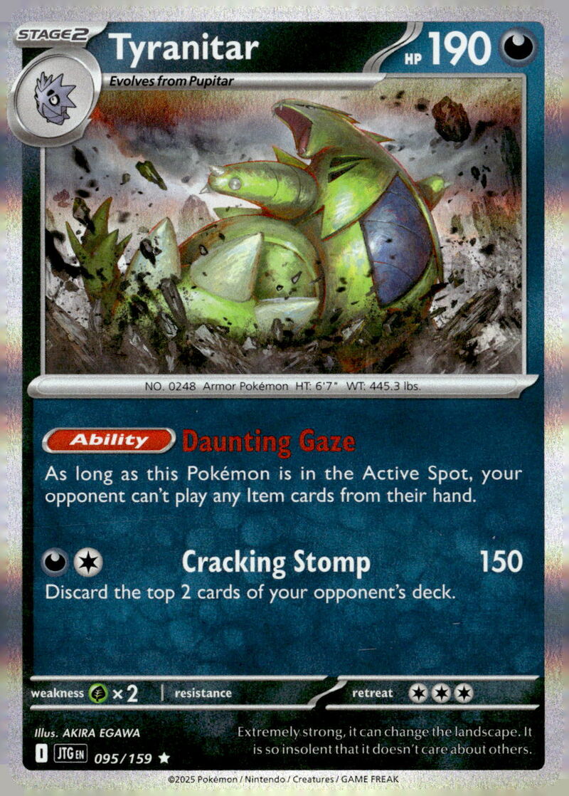 SV09: Journey Together #095/159 Tyranitar