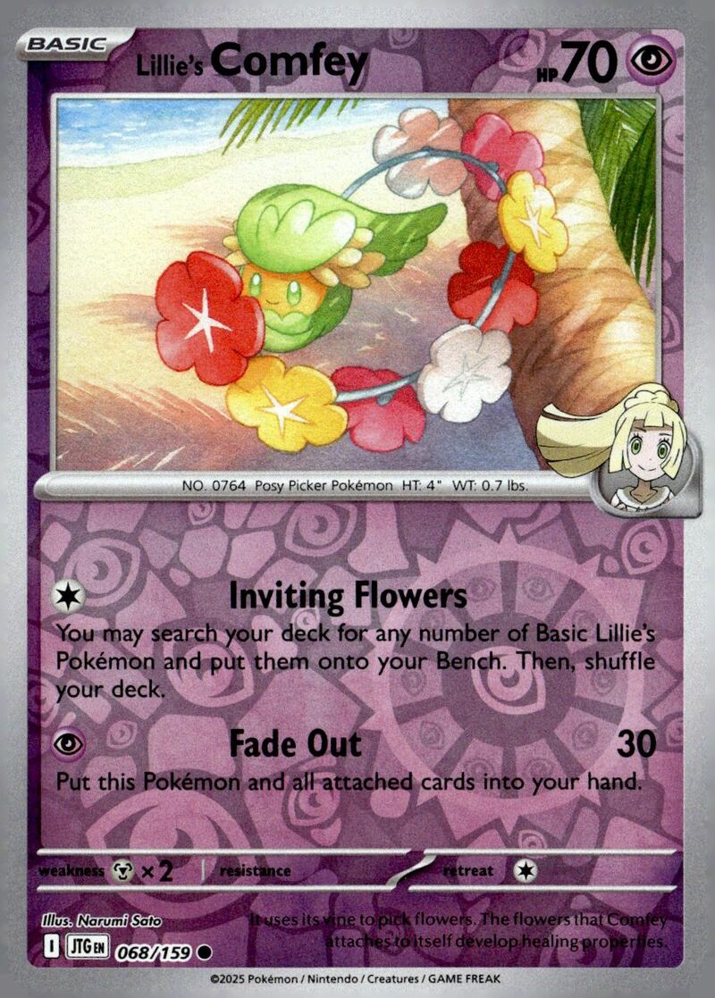 SV09: Journey Together #068/159 Lillie's Comfey