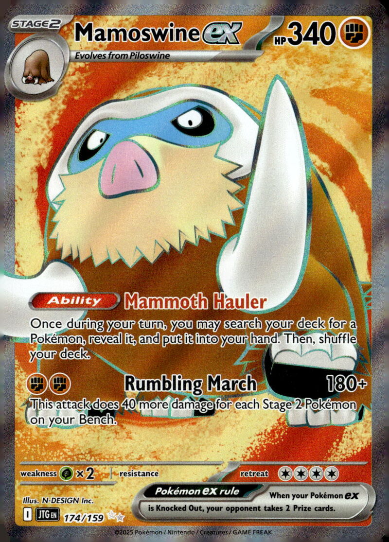 SV09: Journey Together #174/159 Mamoswine ex