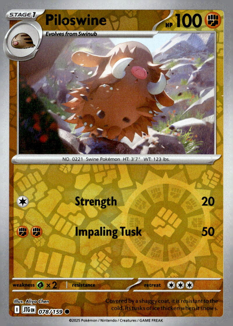 SV09: Journey Together #078/159 Piloswine