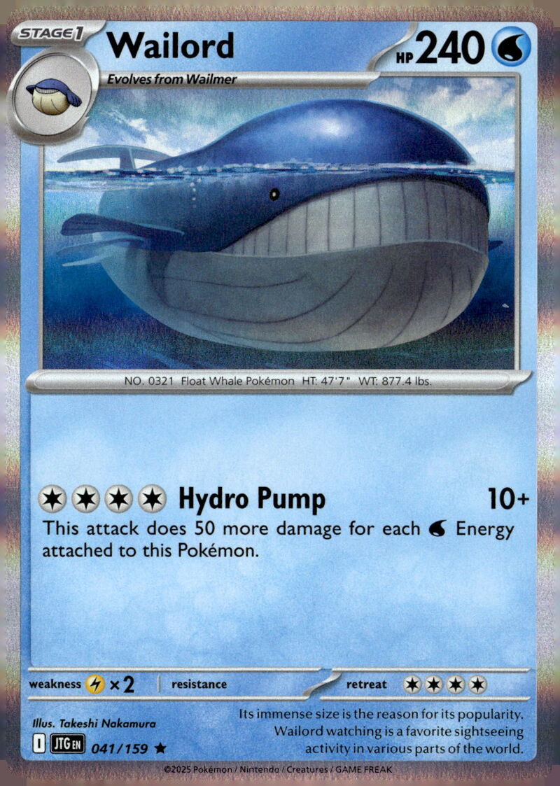 SV09: Journey Together #041/159 Wailord
