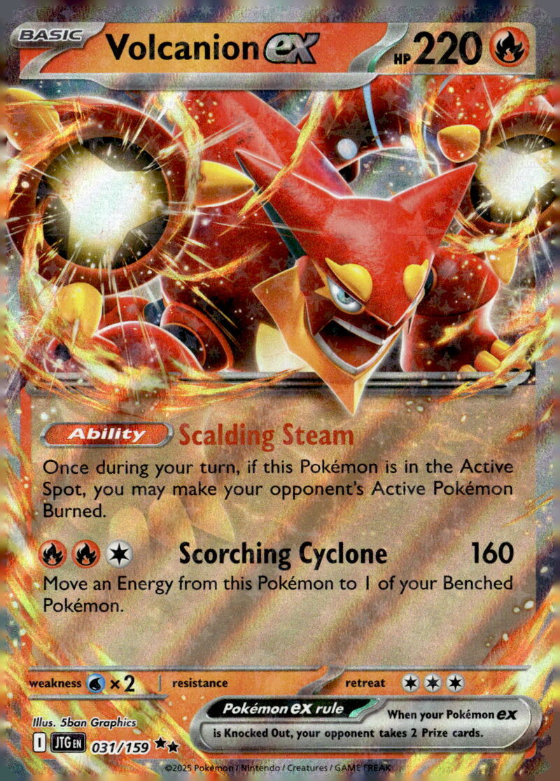 SV09: Journey Together #031/159 Volcanion ex