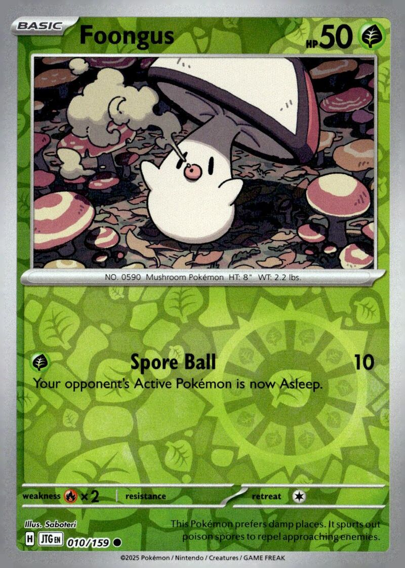 SV09: Journey Together #010/159 Foongus