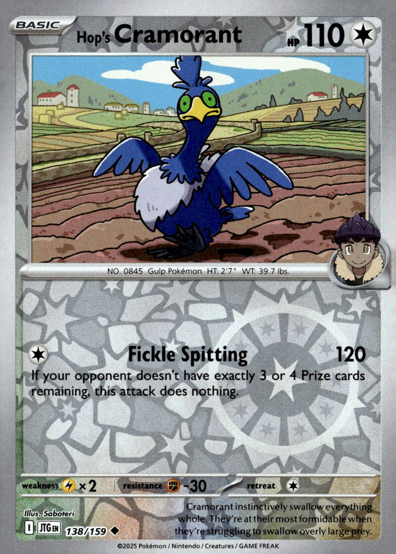 SV09: Journey Together #138/159 Hop's Cramorant