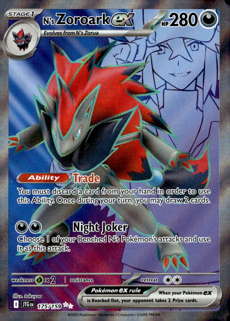SV09: Journey Together #175/159 N's Zoroark ex