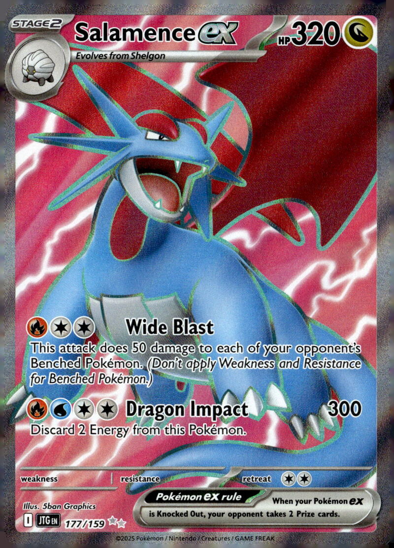 SV09: Journey Together #177/159 Salamence ex