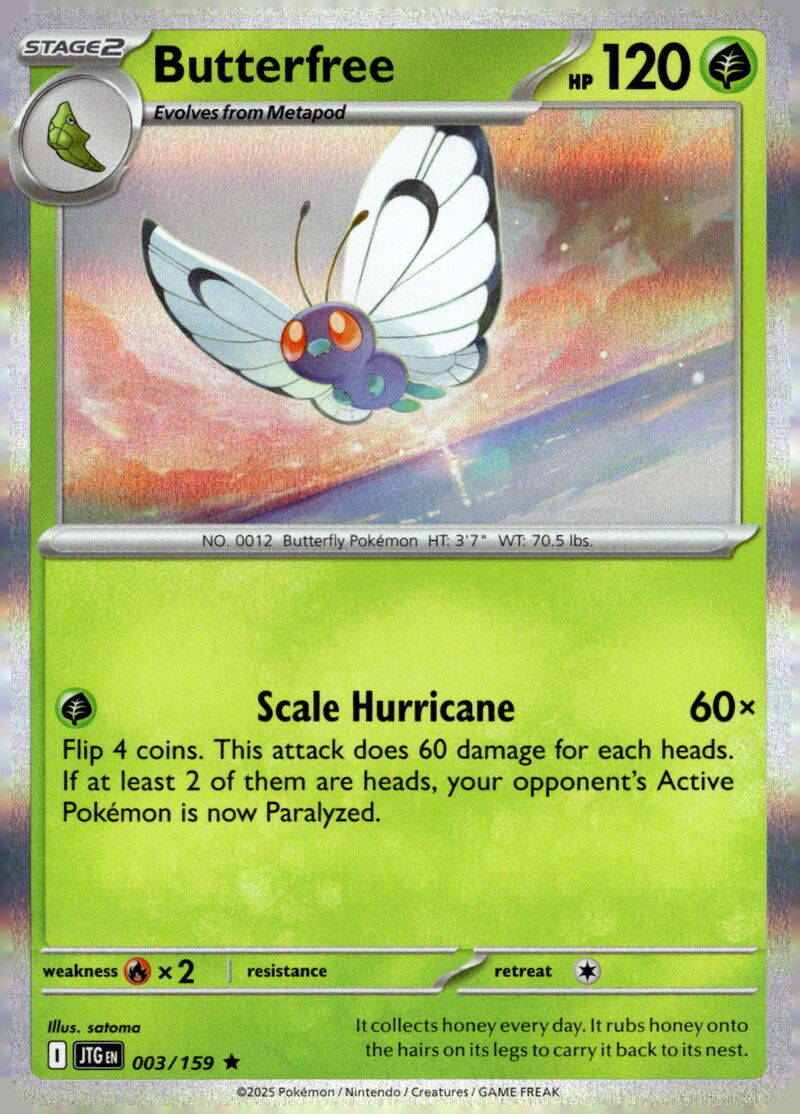 SV09: Journey Together #003/159 Butterfree