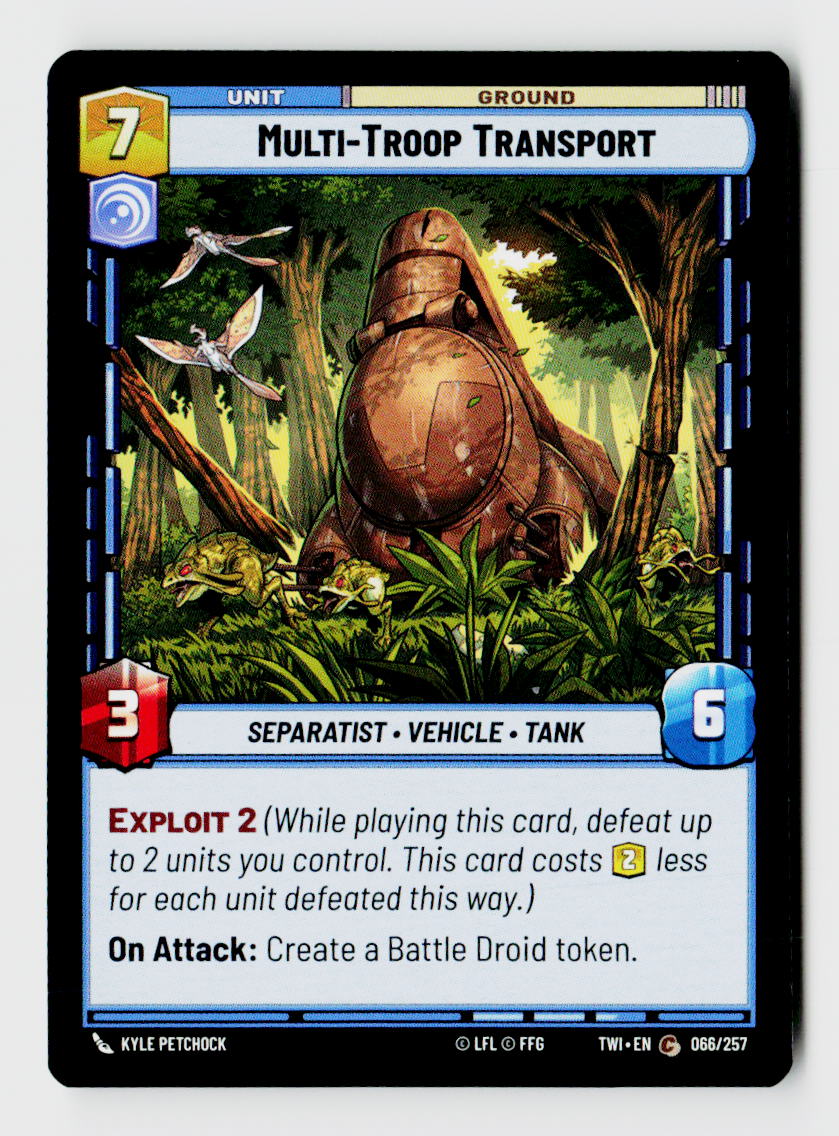 Multi-Troop Transport