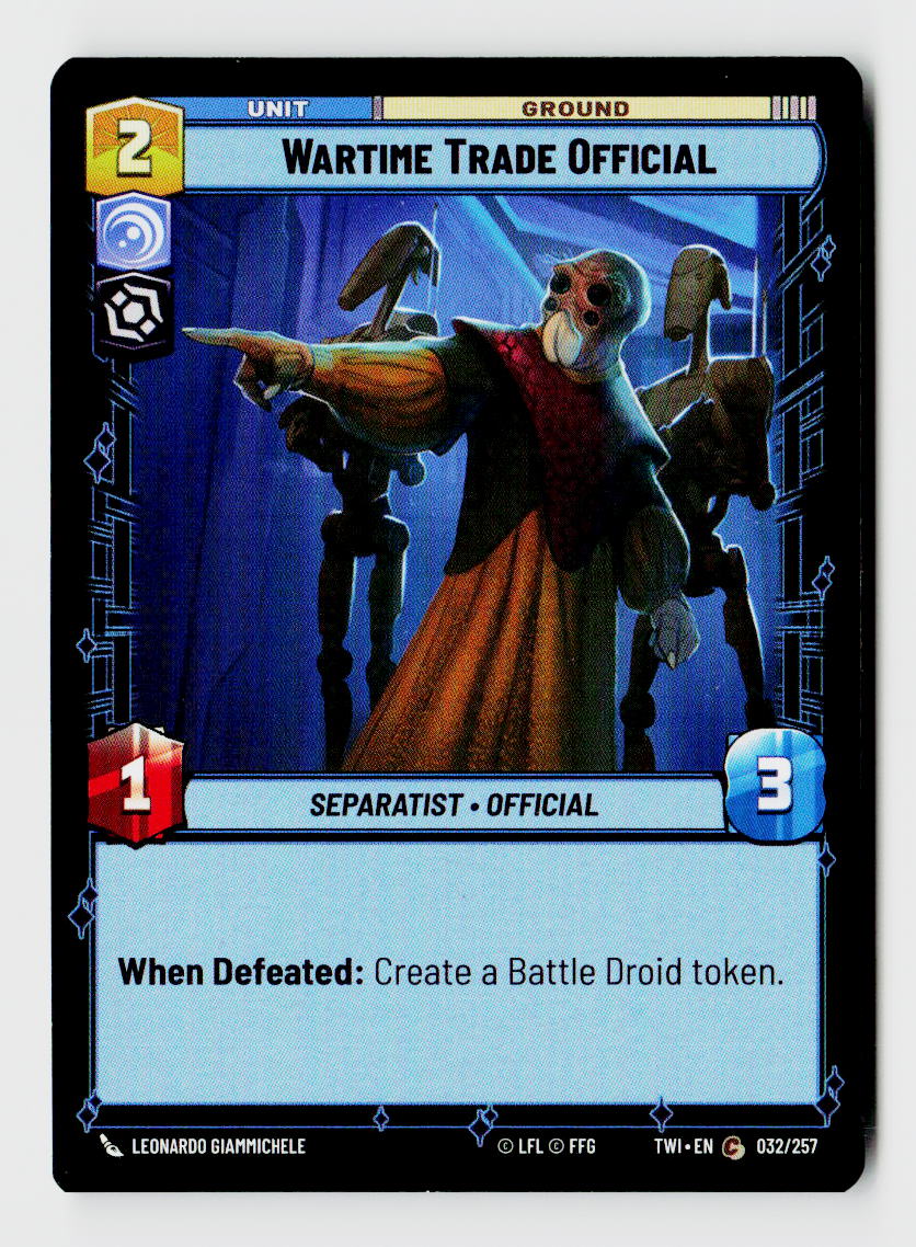 Wartime Trade Official