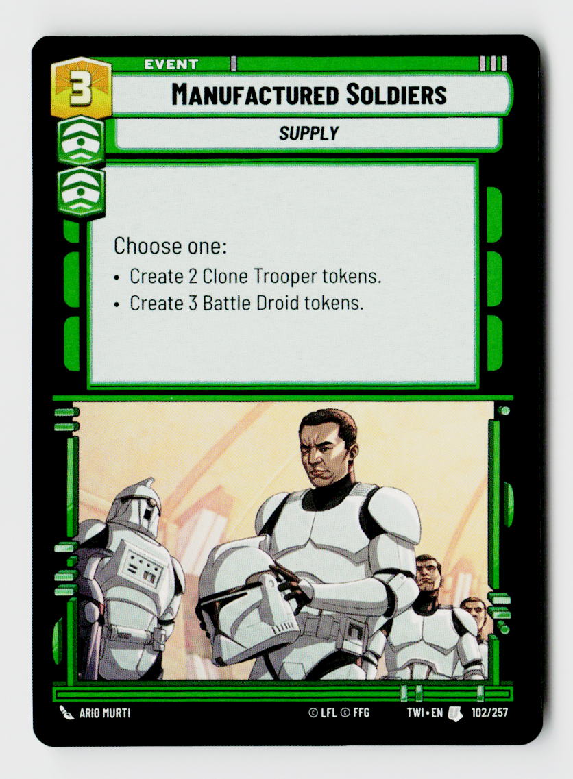 Manufactured Soldiers