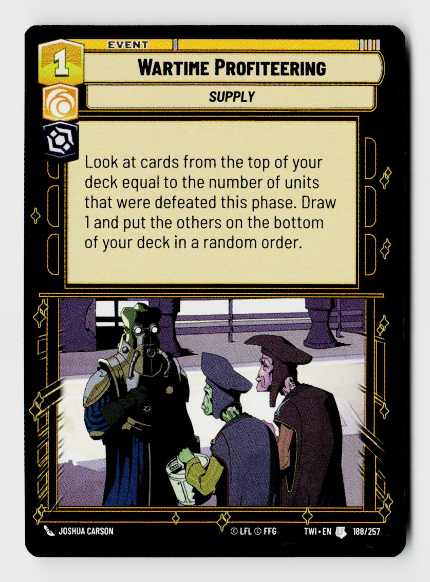 Wartime Profiteering