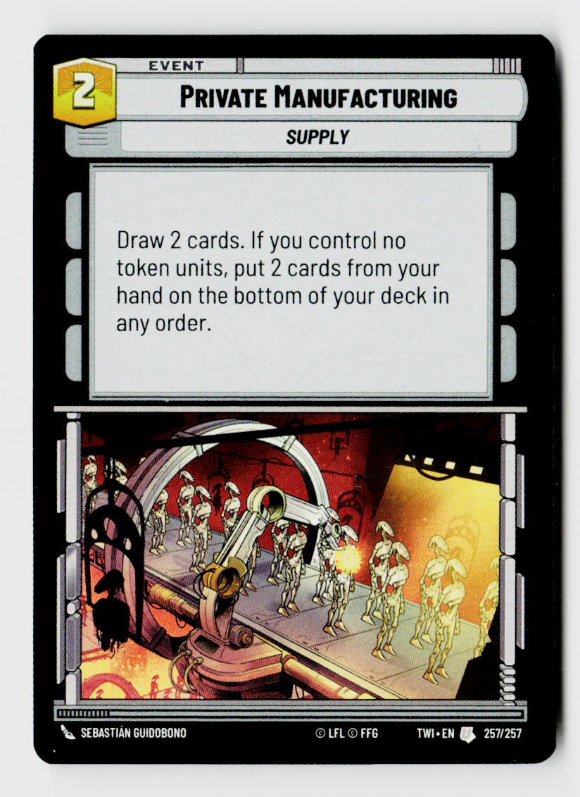 Private Manufacturing