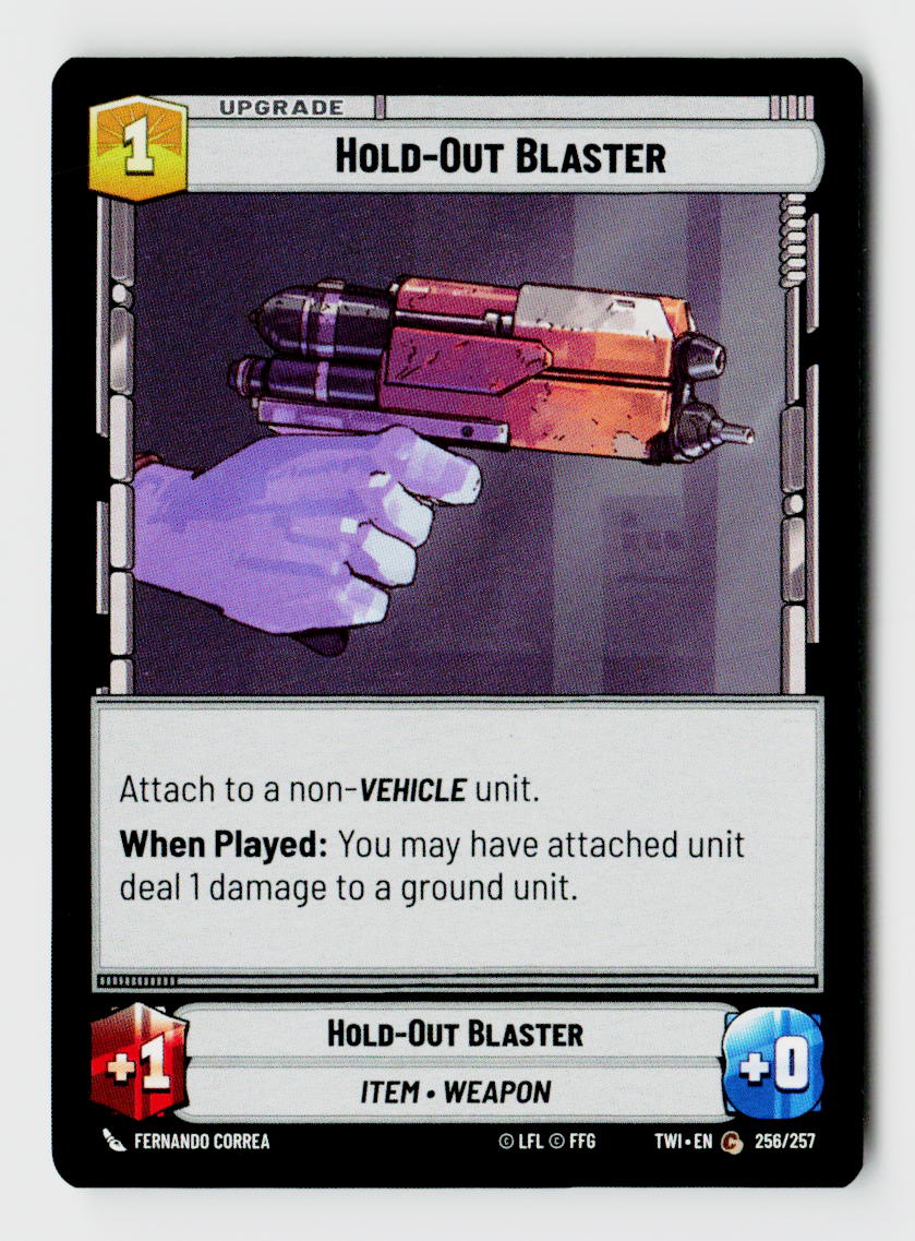 Hold-Out Blaster