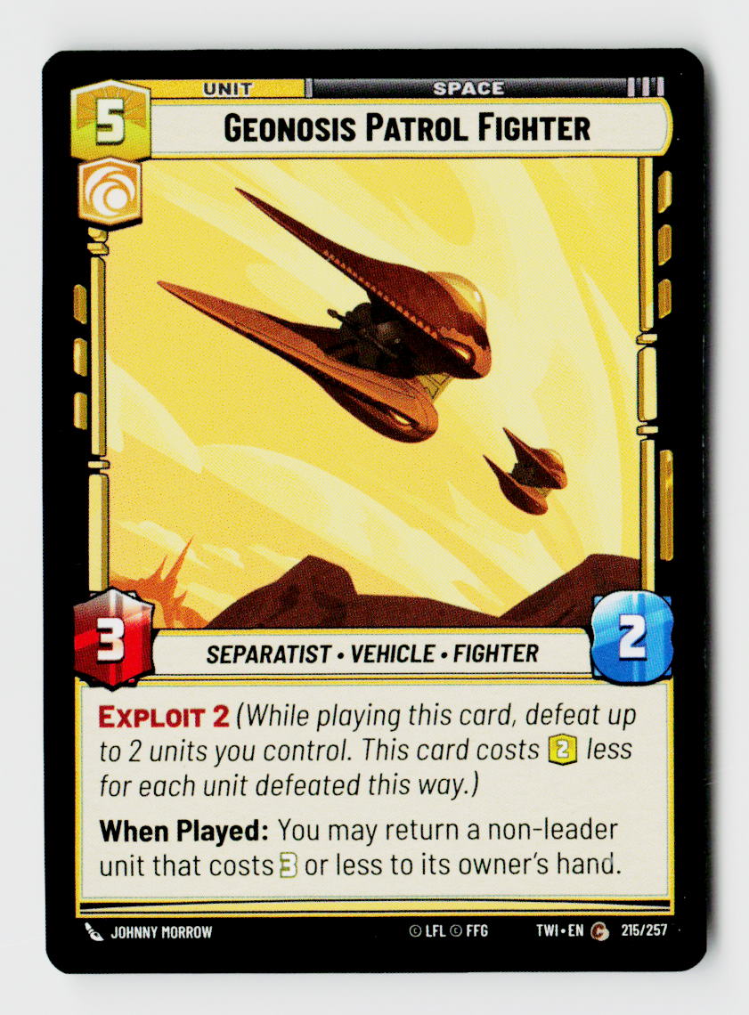 Geonosis Patrol Fighter
